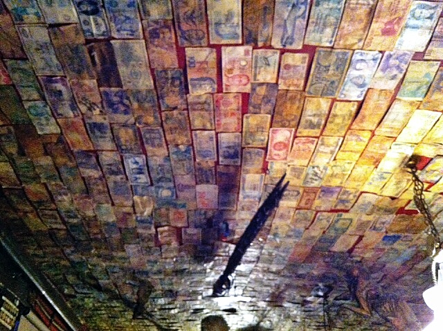 A roof made of money?