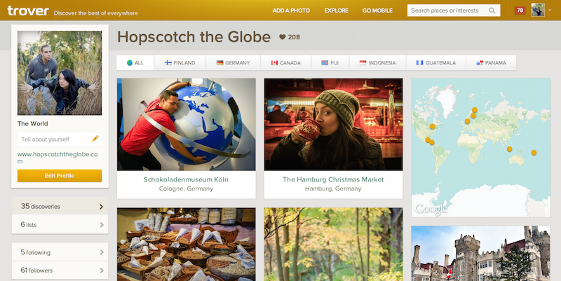 Trover Homepage