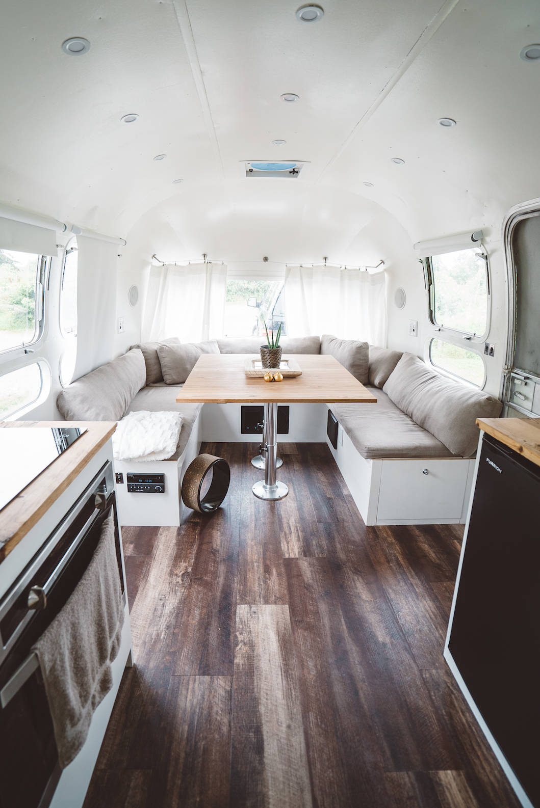 Luxury Airstream Renovation Reveal Before And After Renovation Photos