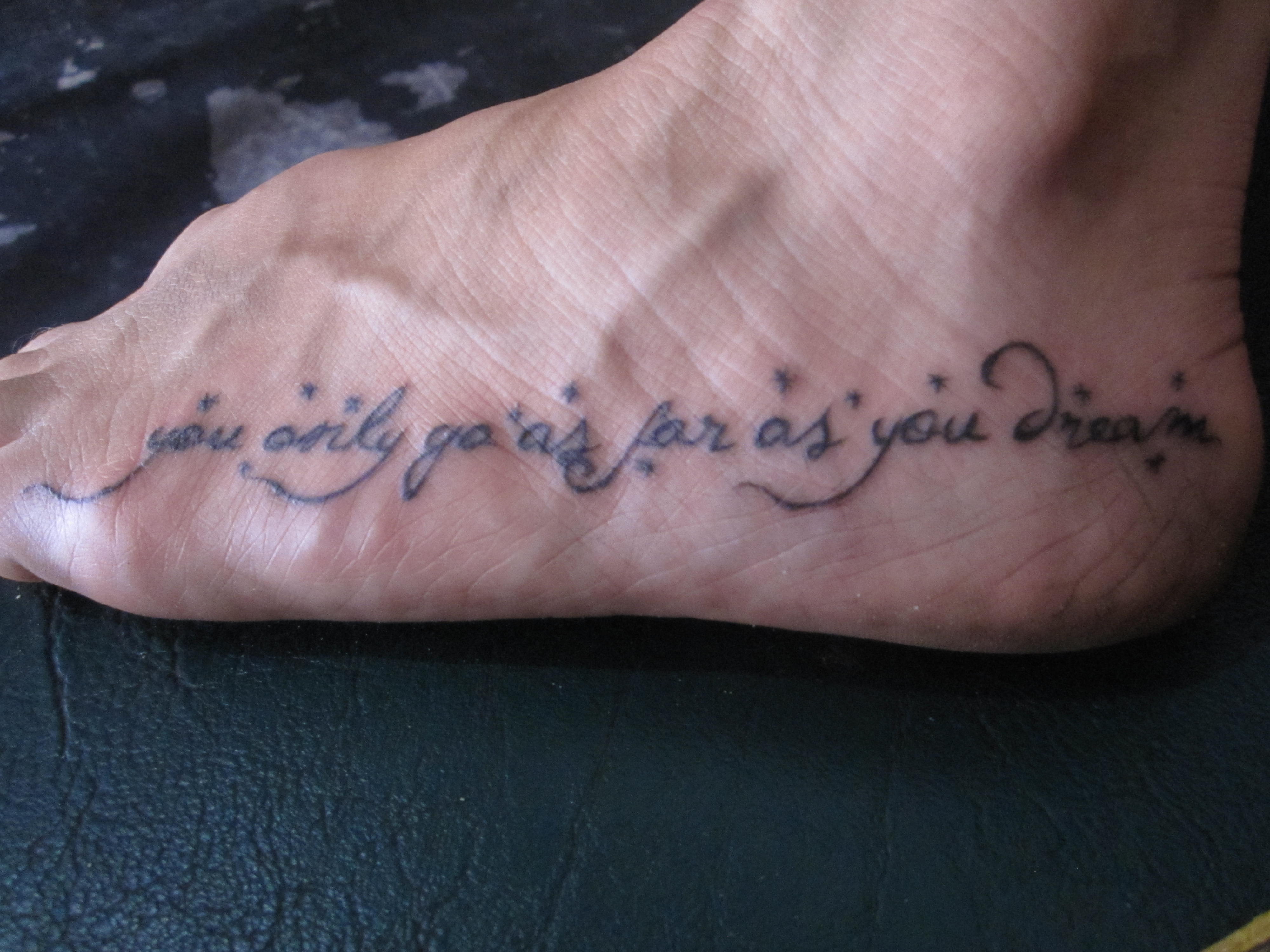 foot sole tattoo update  rsticknpokes