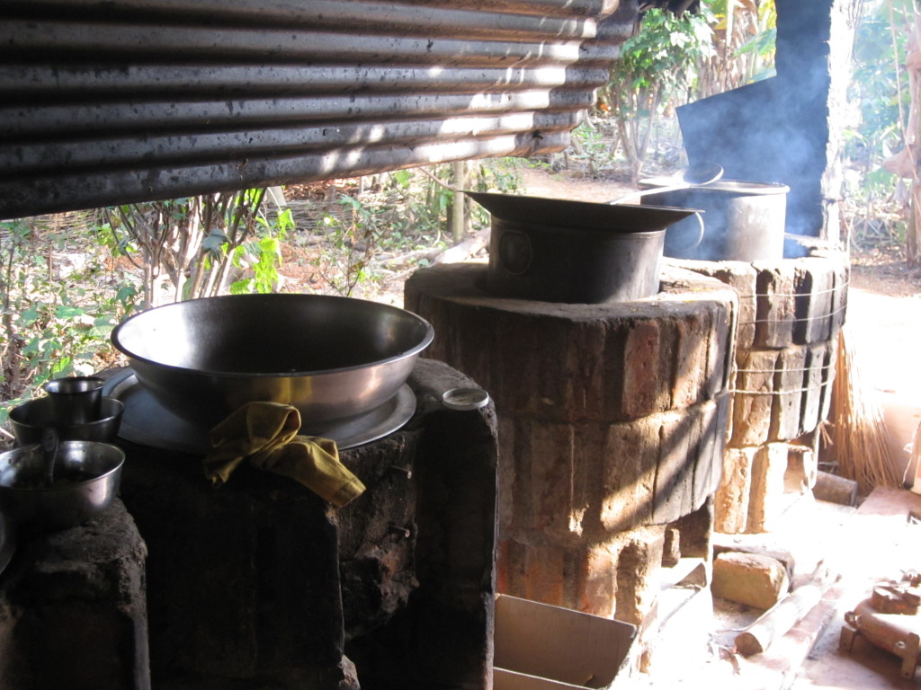 Sadhana Forest India kitchen