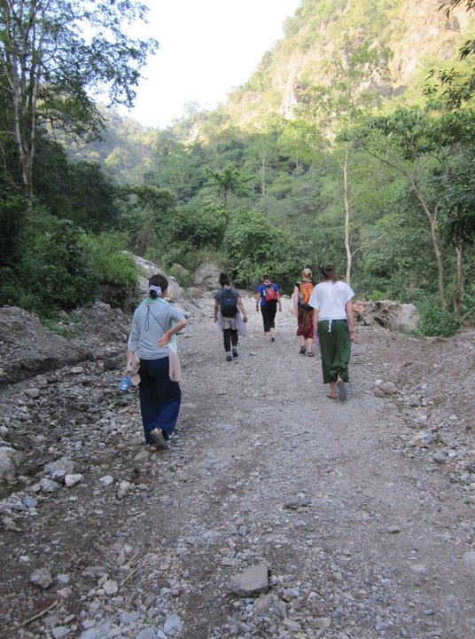 Walking in Rishikesh