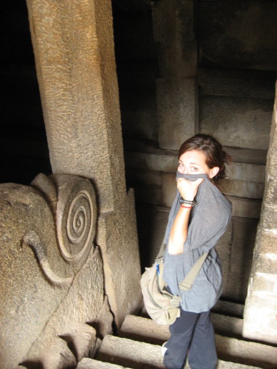 There are some odd smells in the land of ruins and boulders in Hampi, India