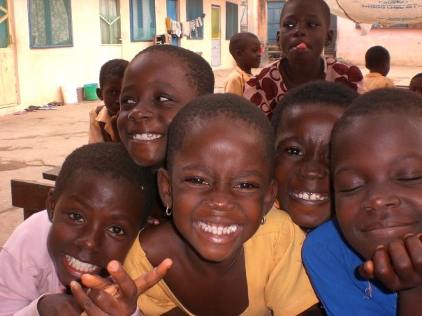 The sounds of children laughing reminds me of my time in Cape Coast, Ghana