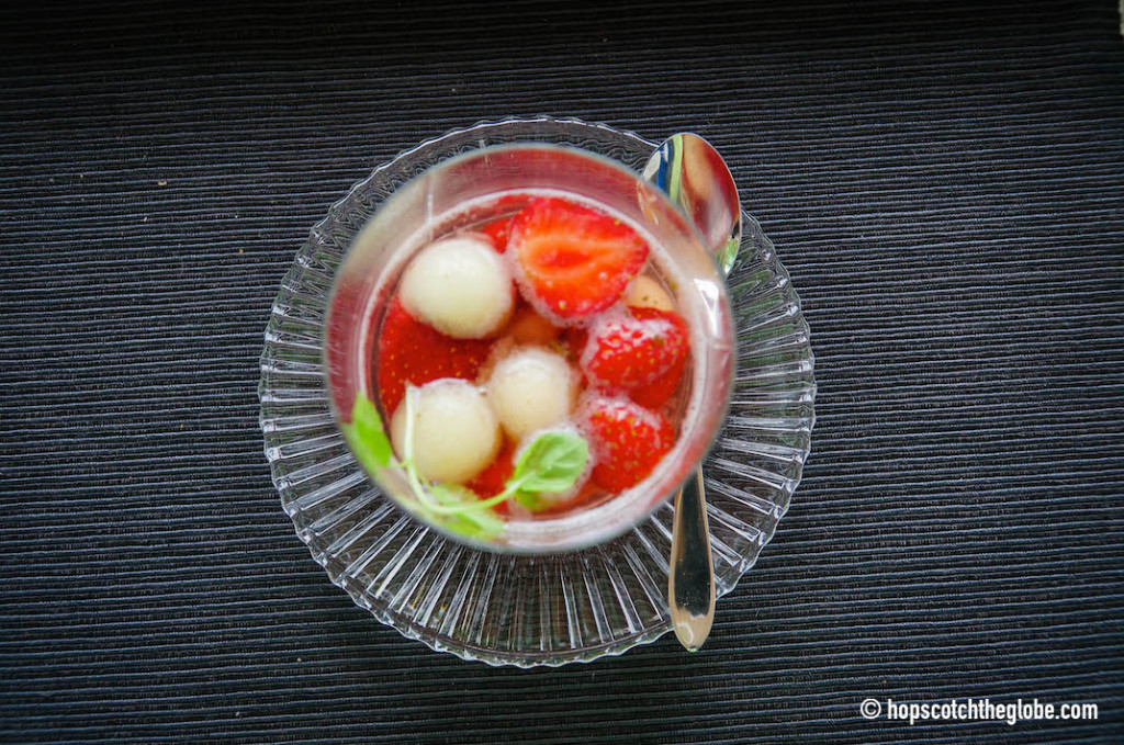 Strawberry Dessert in Lapland, Finland