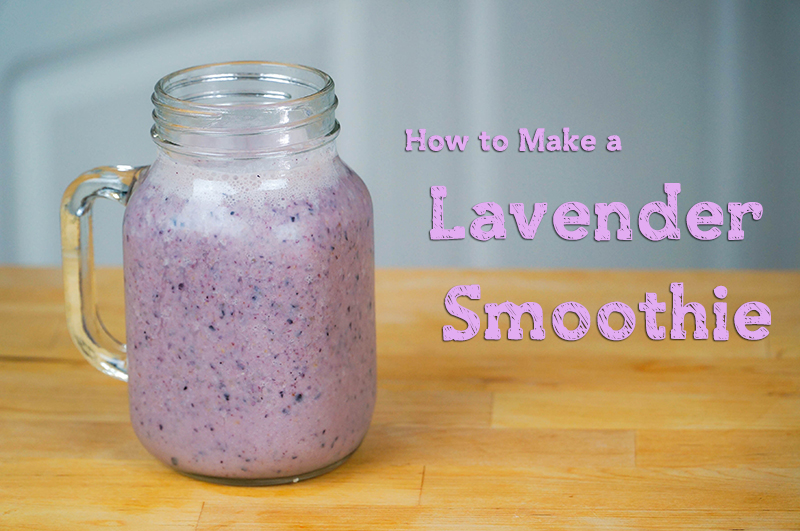 How to make a Lavender Smoothie Recipe Inspired by Aix en Provence