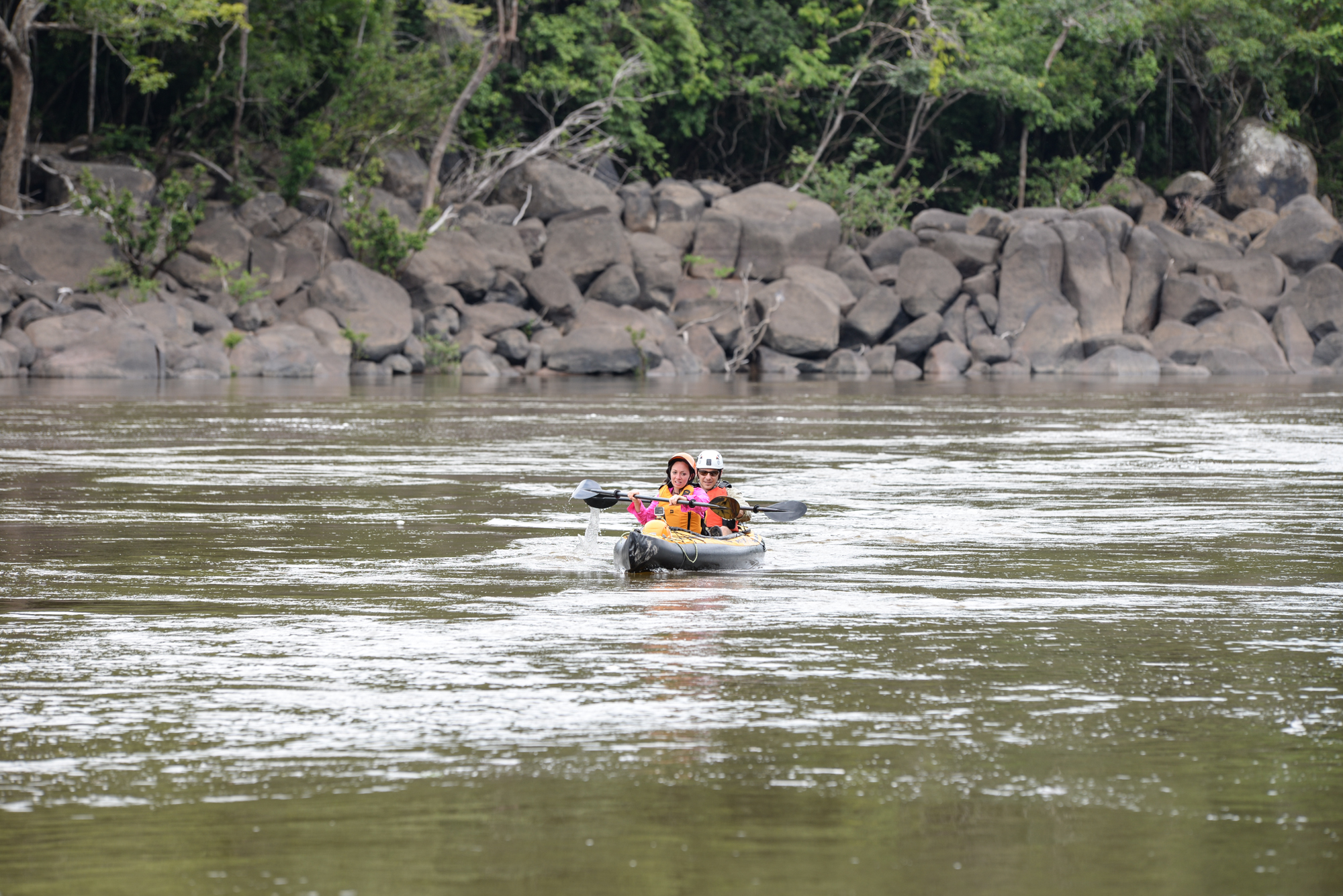Kayaking in the Brazilian Amazon