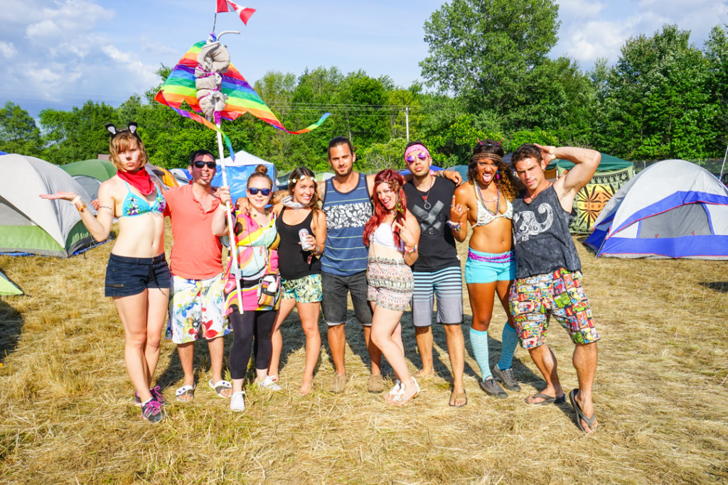 Partying at Electric Forest Festival in Rothbury Michigan 