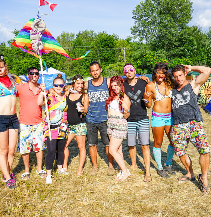 Partying at Electric Forest Festival in Rothbury Michigan