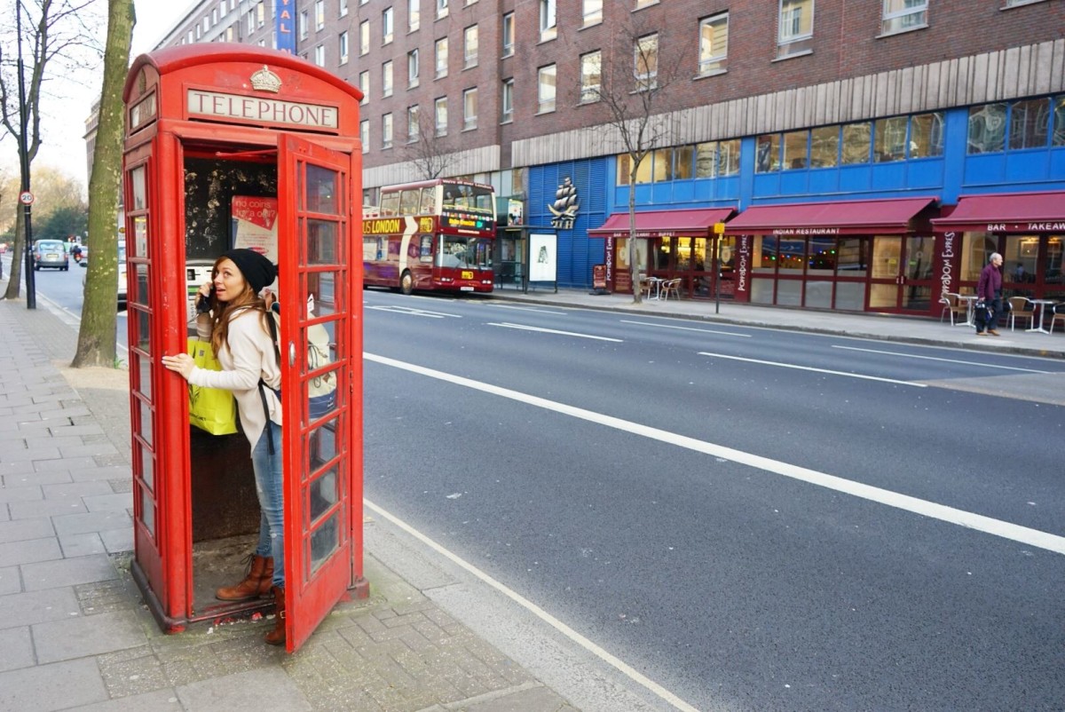 Top Places To Visit In The UK - London England Phone Booth