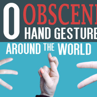 obscene hand gestures around the world