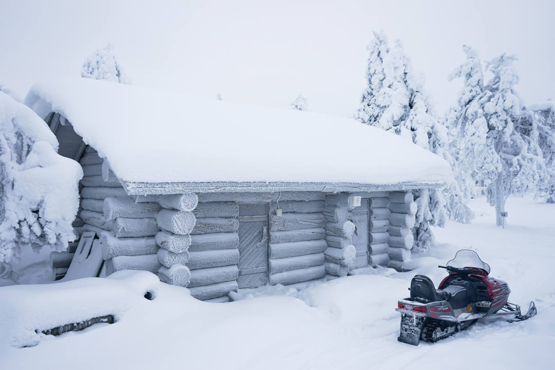 Snowmobiling in Finland