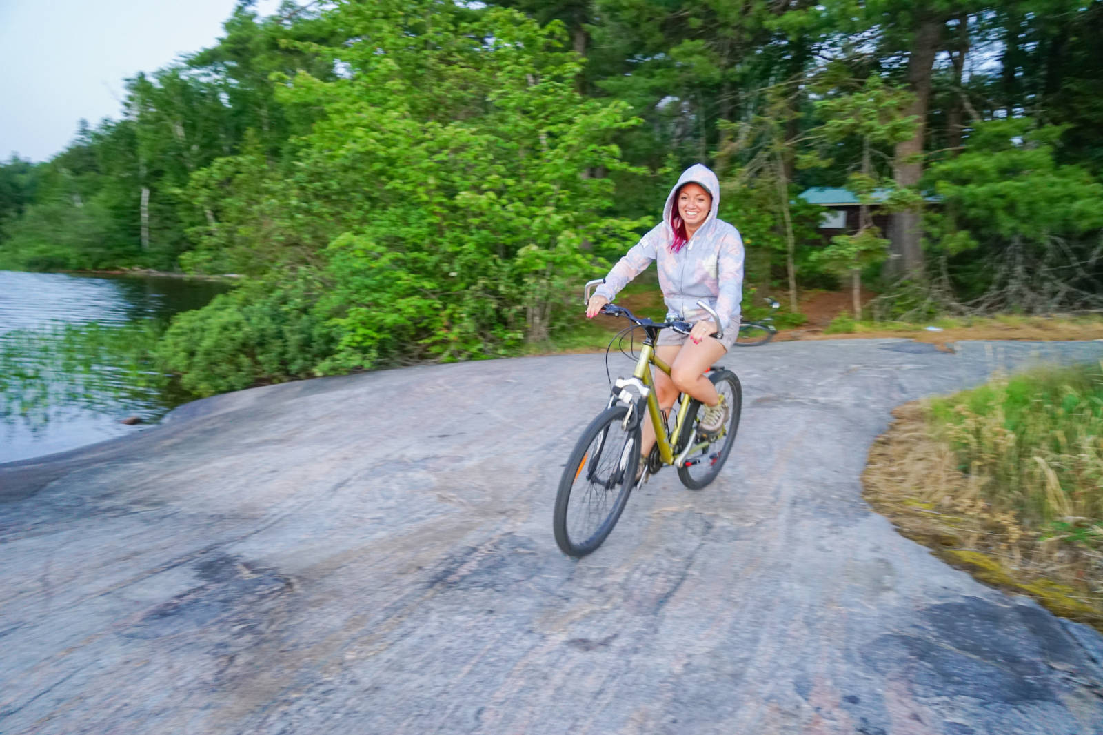 Bike Riding Grundy Lake Provincial Park