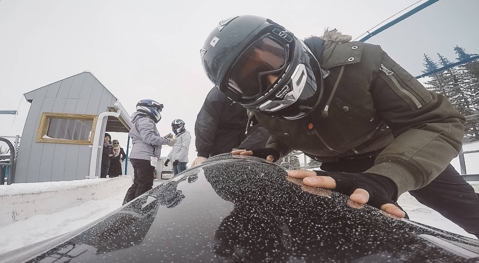 Bobsledding in Calgary Winsport