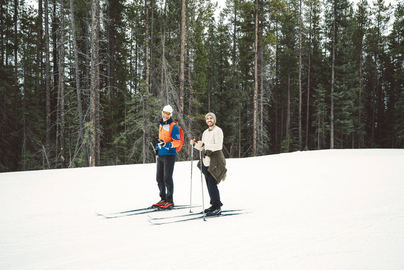 Cross country skiing Canmore