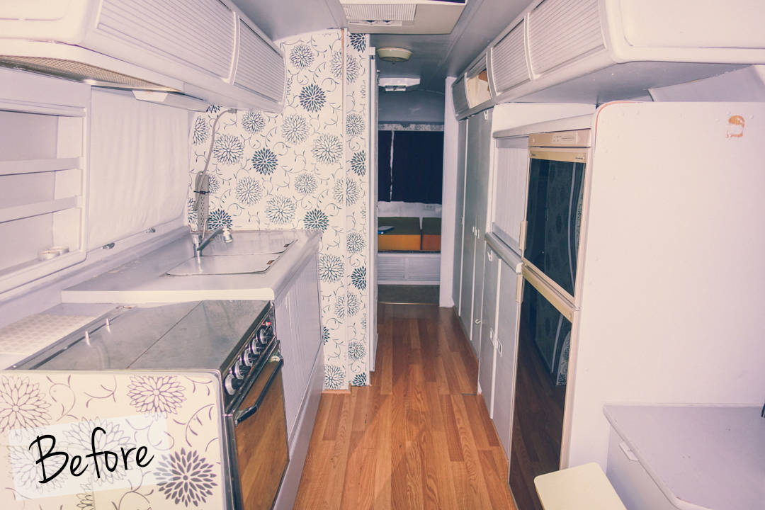 Airstream Renovation Reveal Before and After