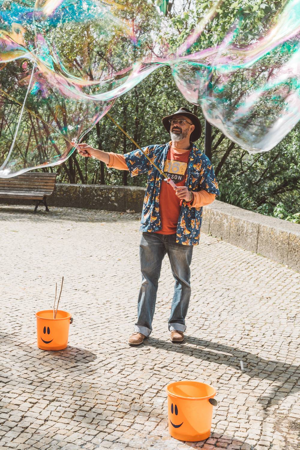 One Week in Portugal Sintra Street Performer