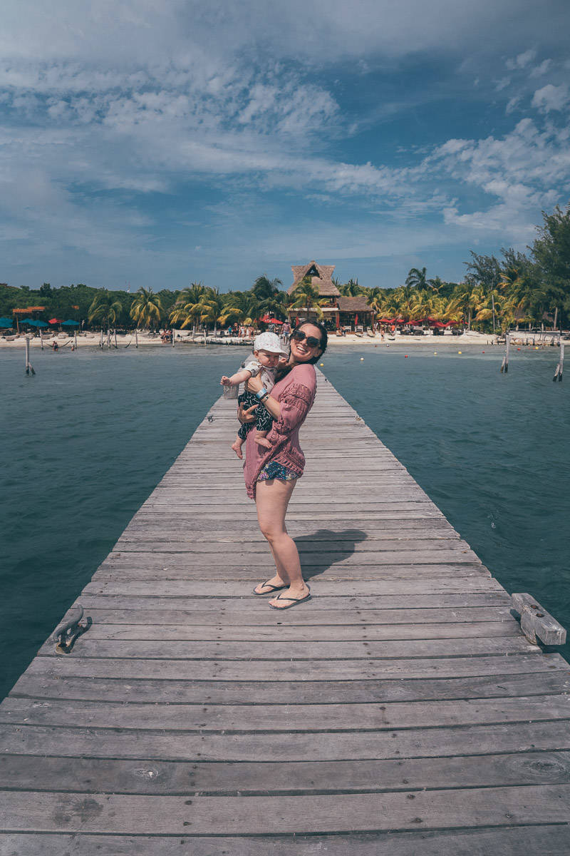 travel with baby in mexico isla mujeres