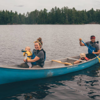 canoeing in Quebec Canada