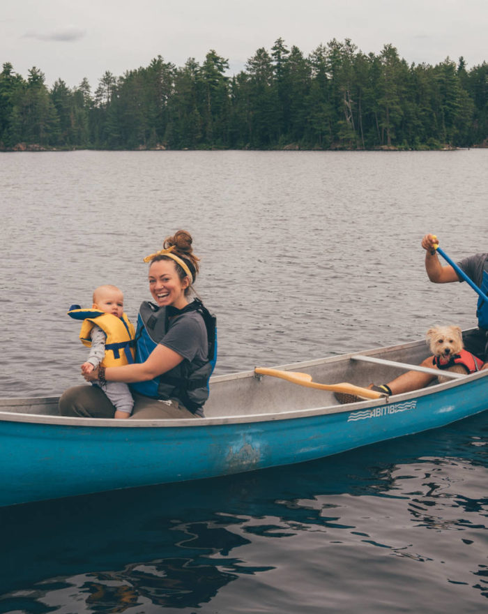 canoeing in Quebec Canada