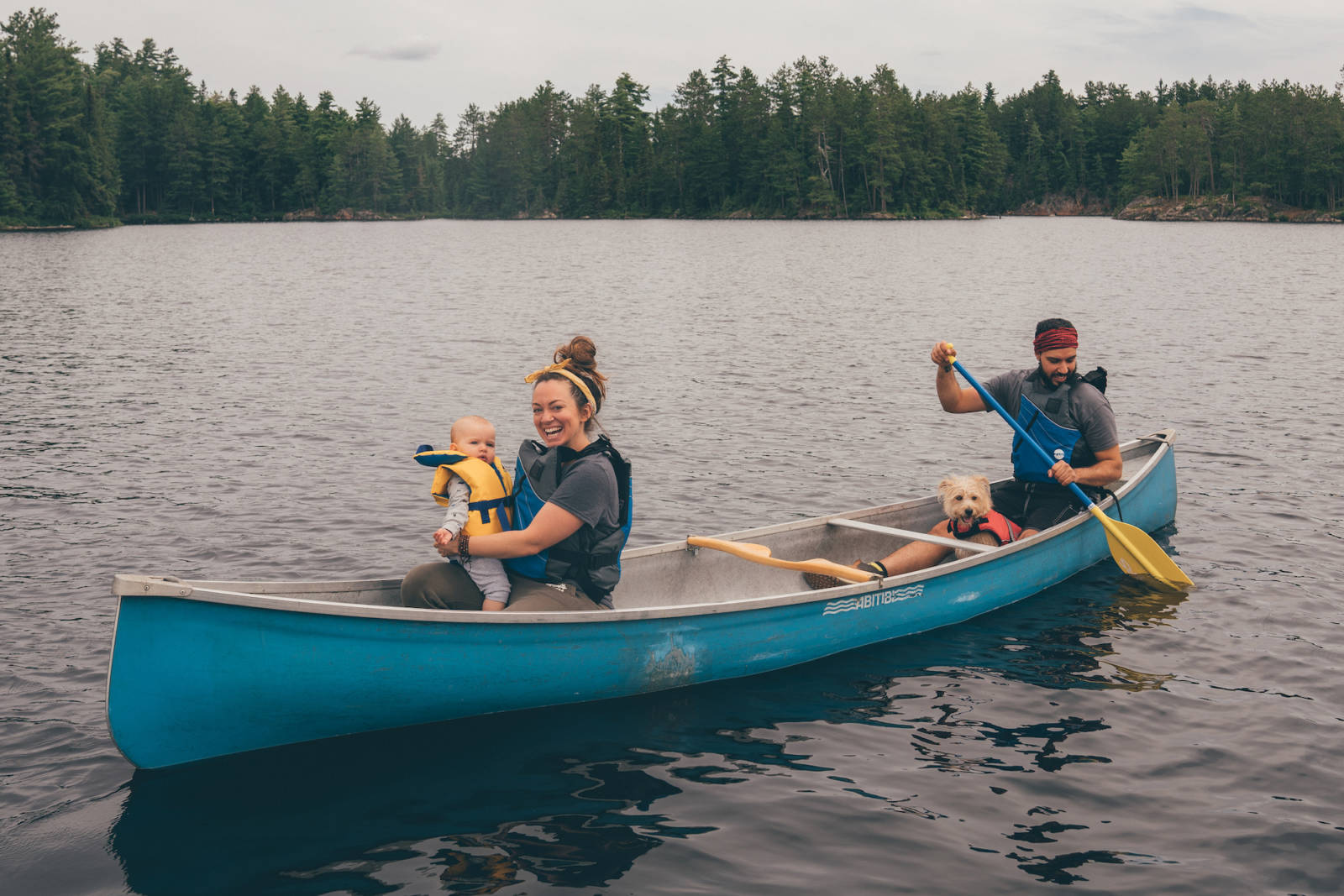 canoeing in Quebec Canada