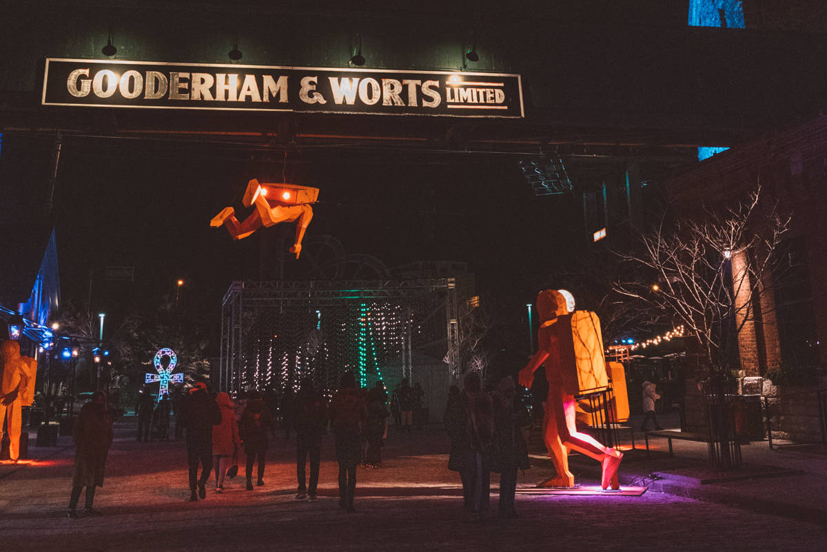 Toronto Light Festival at the Distillery District_9