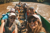 Boat ride down the Amazon River