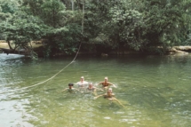 River swim in Guatemala.