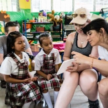 Donating tablets to a school in Guatemala. Donating tablets to a school in Guatemala.
