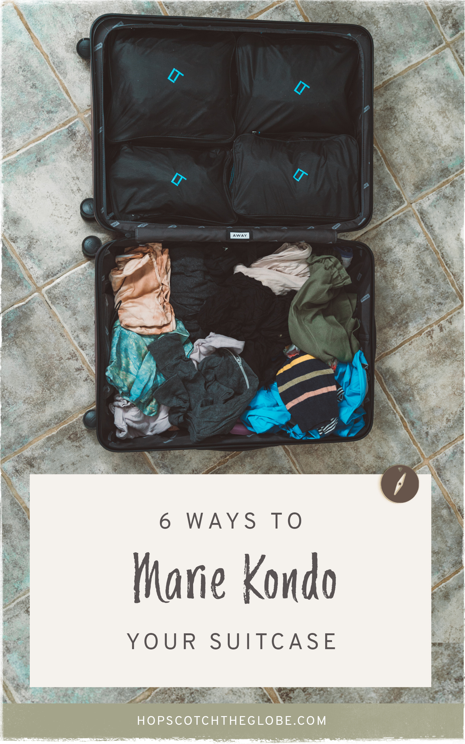 keep your suitcase organized with these tips