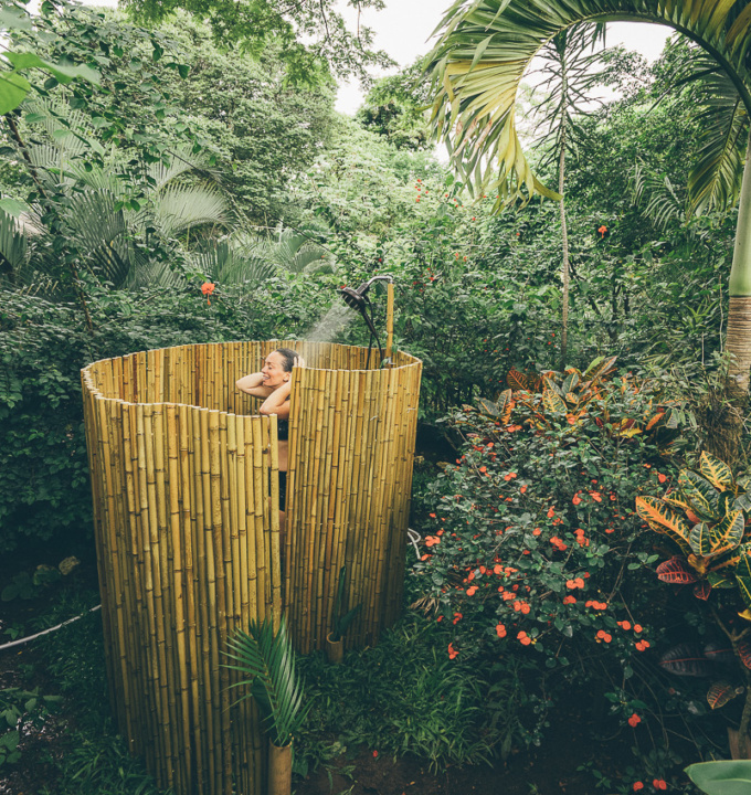 Building a Jungle Shower on Our Costa Rican Land